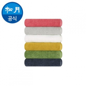 [송월타올] S 컬러풀 코마사 면30수 세면타올