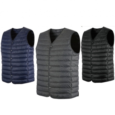 젠더스 경량 패딩 조끼 V넥 내피 사무실 작업복 #2