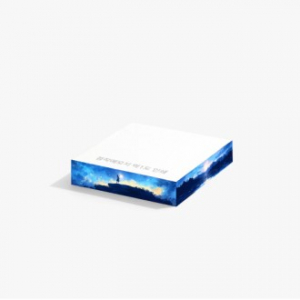 유성 점착메모지 측면컬러인쇄 100x100 200매