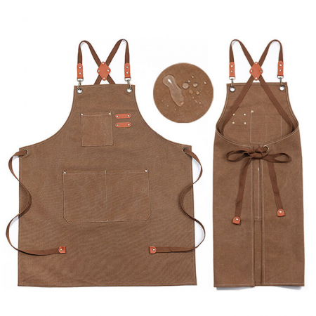 M015 카페 캔버스앞치마 바리스타 미용실 공방 네일샵 애견샵 앞치마 인쇄 주문제작 답례품 #2