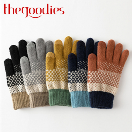 더구디스 자카드 터치스크린 니트장갑 #2