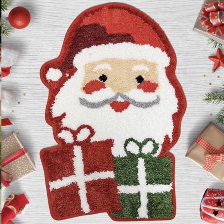 M013 크리스마스 러그 발판 소품 장식 인테리어 소형 매트 카펫 성탄절 선물 답례품 #3