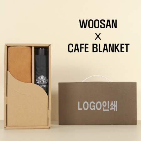 가르시아 3단 심플 수동우산 + 카페담요 1P 세트 #2