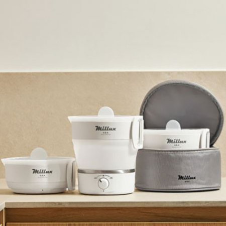 미니 폴딩 밀룩스 USA 접이식 전기포트 햇반 라면 여행용미니 휴대용 커피 분유 포트 #2