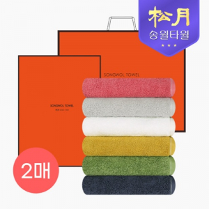 [송월타올] 컬러풀 40 170g 2P 타올세트