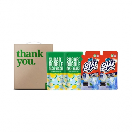 슈가버블 비건 레몬 주방 버블샥 세탁 4종 #2