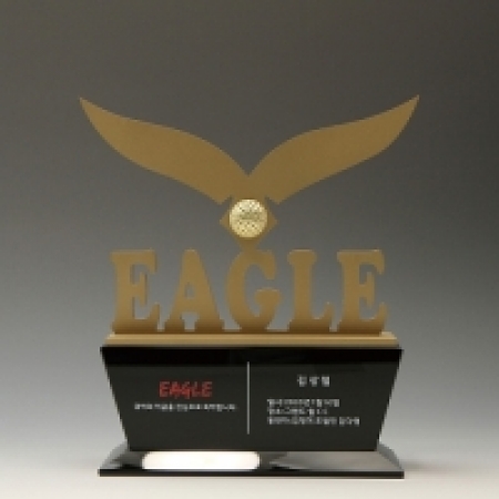 하늘빛 3108 상패제작 골프 크리스탈 나무 순금 홀인원 트로피 감사 칠순 환갑 부모님 퇴직 공로 이글 싱글 대회우승 기념 문진 독수리 고급 #2