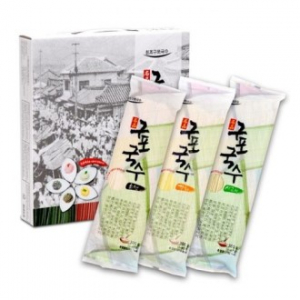 구포국수 삼색3p (소면300g+강황300g+시금치300g)