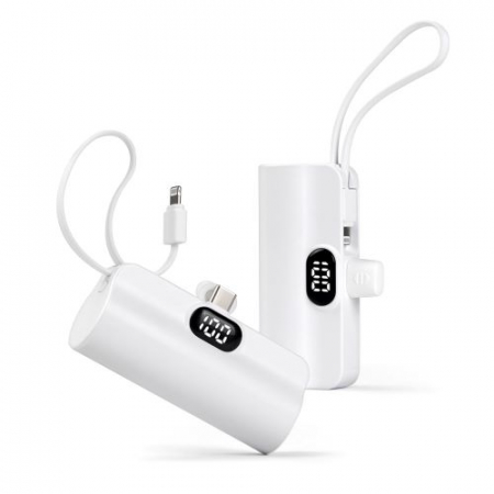시크론 도킹형 듀얼 LED 디스플레이 보조배터리 5,000mAh CC-510 C타입메인 #2