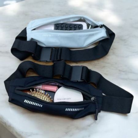 러너스 하이 웰빙 라이프 러닝 플립 벨트 슬림 웨이스트백 힙색 블랙 #2