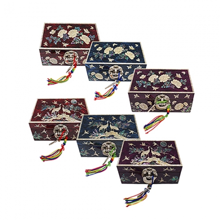 아름누리 직사각형7호 1단 열쇠자개보석함 #2