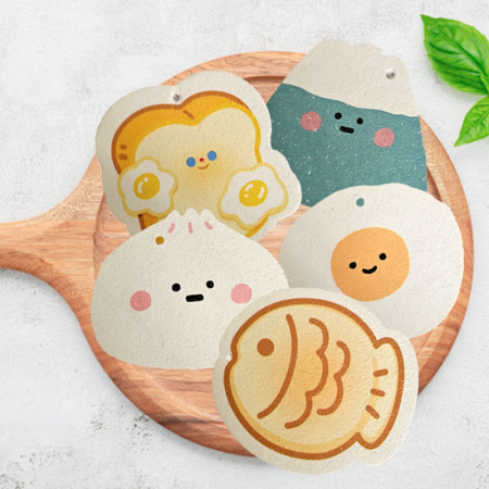 대영 친환경 푸드시리즈 셀룰로오스 압축수세미(캐릭터, 로고 인쇄가능) #2