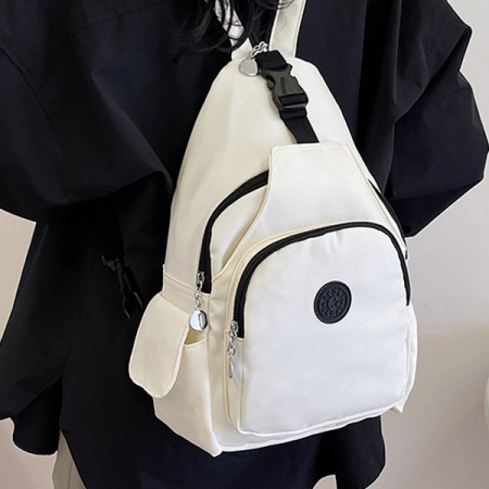 캐주얼 가방 데일리 남녀공용 2in1 슬링백팩 슬링백 백팩 메신져백 크로스백 #3