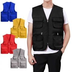 사계절 작업조끼 단체조끼 낚시 안전 현장 조끼