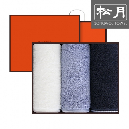 [송월타올] 솔리드 혼방사 무지40 타올 3p세트 #2