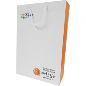 종이쇼핑백 270x100x380mm 스노우지180g // 제작
