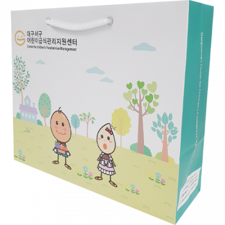 종이쇼핑백 350x130x240mm 스노우지180g // 제작 #2