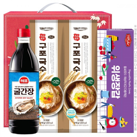 명품 원조 구포국수, 굴간장, 위생장갑 4종 #2