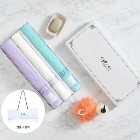 VC웨이브디올 전사타올 30수140g 프리미엄3매입 화이트세트 // 전용 쇼핑백 #2