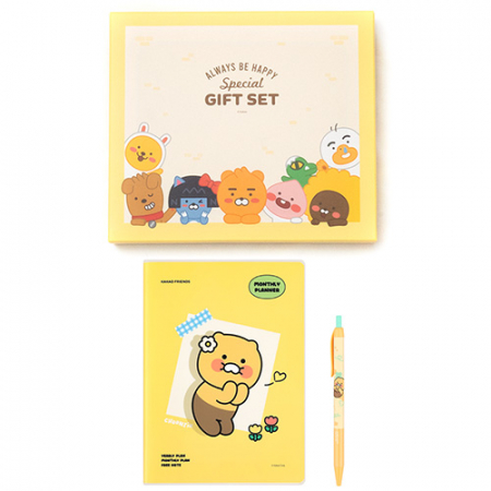 카카오프렌즈 스케줄러 세트1 춘식이, 플래너+볼펜 #2