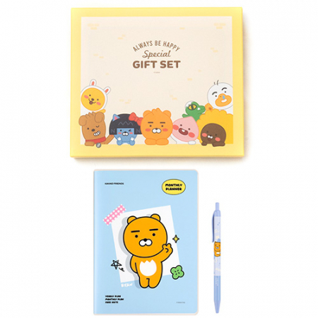 카카오프렌즈 스케줄러 세트1 라이언, 플래너+볼펜 #2