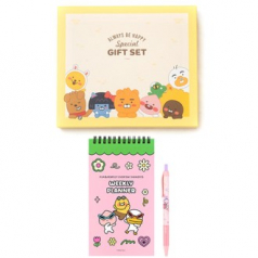 카카오프렌즈 스케줄러 세트2 핑크, 위클리플래너+볼펜