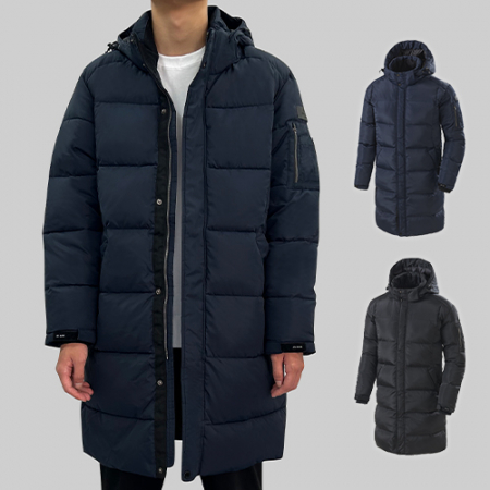 남성 여성 데일리 웰론 롱 패딩 점퍼 (M-4XL) #3