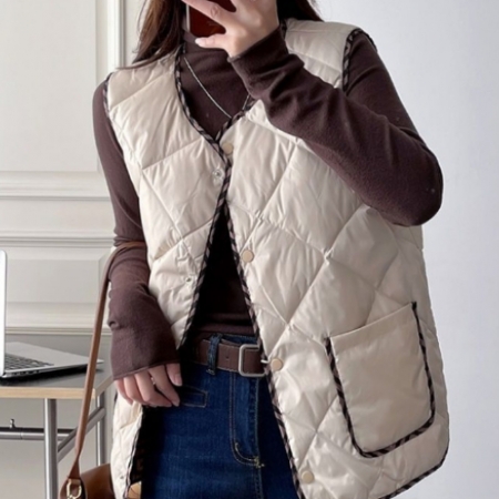 코지퀼트 소프트퀼트 경량 패딩조끼 여성조끼 #2