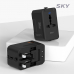 작은이미지: 스카이 필 T20PD GaN 20W 고속 2포트 해외 여행용충전 어댑터 #2
