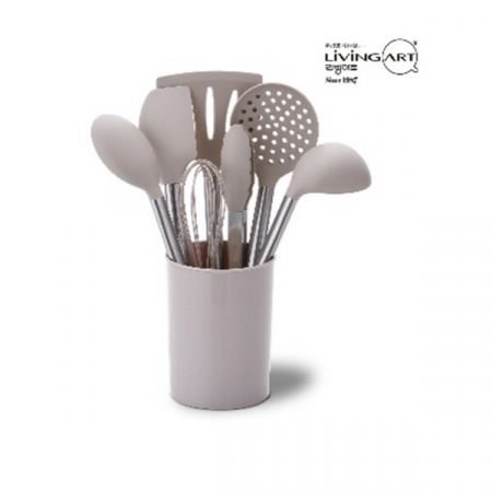 리빙아트 멜로우 실리콘 키친툴 8종 #2