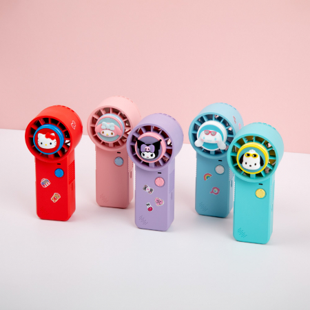 산리오 미니 핸디선풍기 충전식 선풍기 핸디팬 휴대용 스트랩 귀여운 캐릭터 USB C타입 #2