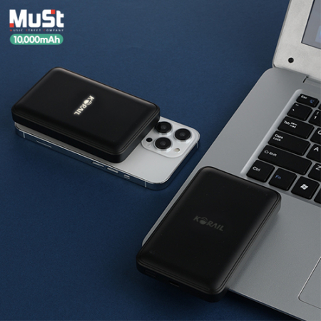 뮤스트 LED 무선고속충전 맥세이프 보조배터리 10000mAh #3