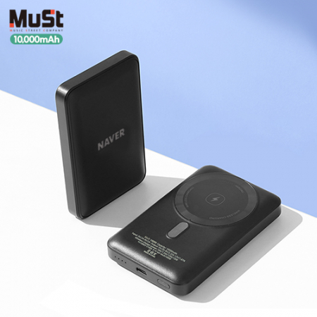 뮤스트 LED 무선고속충전 맥세이프 보조배터리 10000mAh #6