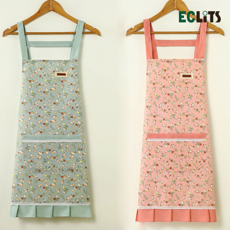 에클리츠 플라워 앞치마 카페 어린이집 주방 업소 #2