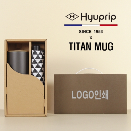 협립3단미니스타앵글 수동우양산 + 타이탄우드 스텐머그컵1P 세트 #2