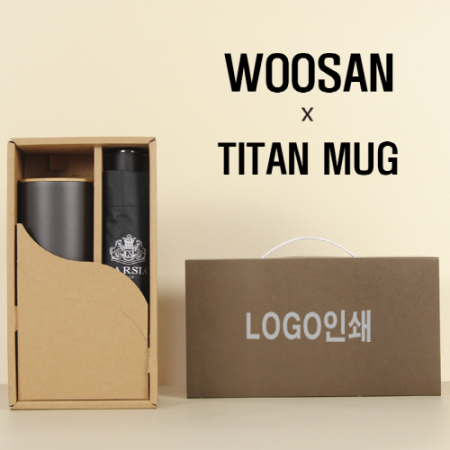 가르시아3단 심플 수동우산 + 타이탄우드 스텐머그컵1P 세트 #2