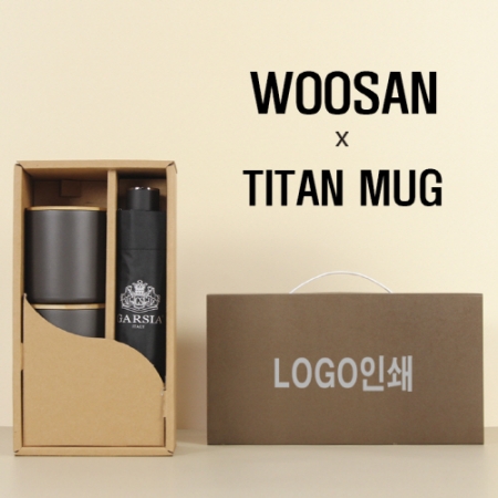 가르시아3단심플수동우산+타이탄우드스텐머그컵2P-세트 #2