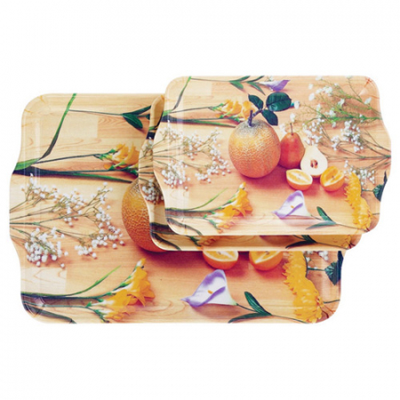 K멜라민 뚜엣쟁반 3P세트 #2