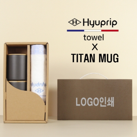 협립눈꽃타월타월 + 타이탄우드스텐머그컵2P 세트 #2