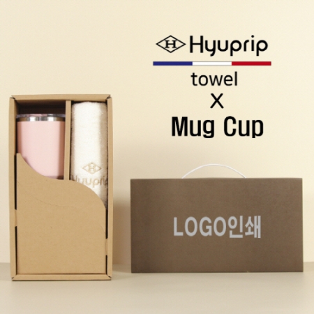 협립40수호텔코마180타월+로하스머그컵1P 세트 #2