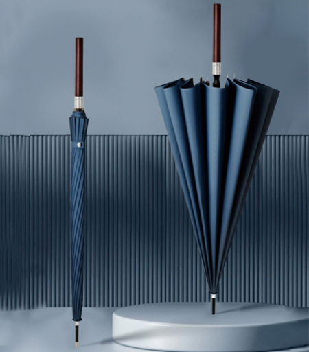 프리미엄 우드그립 자동 장우산 #2