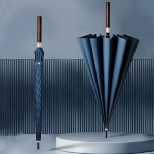 프리미엄 우드그립 자동 장우산