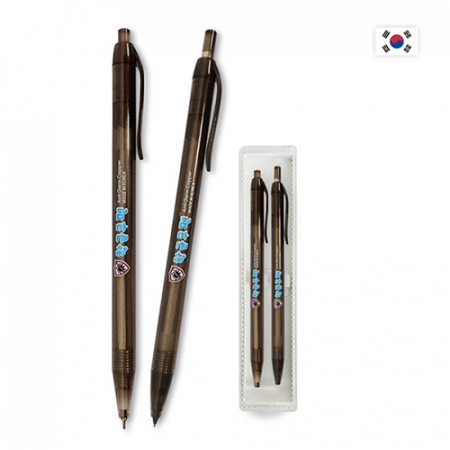 항균니들볼펜0.7+샤프0.5+케이스 세트 #2