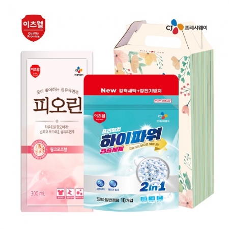 CJ프리미엄 하이파워 캡슐세제10개입 피오린리필 2종세트 #2