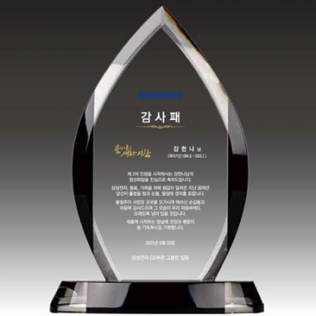 크리스탈상패 UD S06 #2