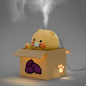 노랑 고양이 고구마킬러 무드등 가습템