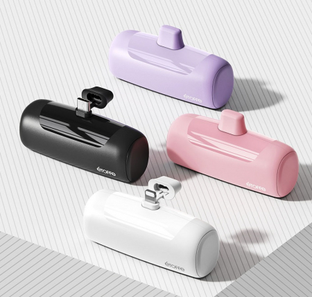 도킹배터리 다이렉트 미니 보조배터리 도킹형 c타입 8핀선택 4가지색상 일체형 5000mah d029 #2