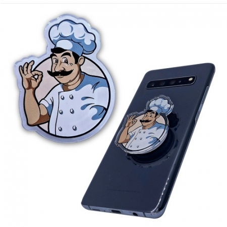 투명아크릴 스마트톡 자유형 그립홀더 [주문제작] #2