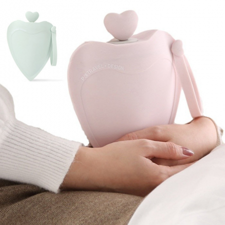 W002 하트 온수팩 보온 물주머니 온열 찜질 #4