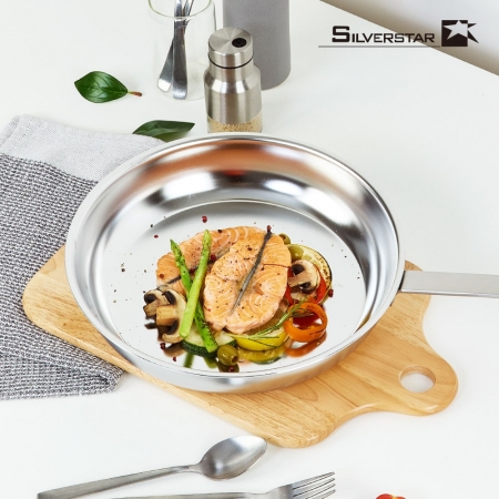 실버스타 OOH 316 통오중 인덕션 무연마제 스텐후라이팬 28cm #2